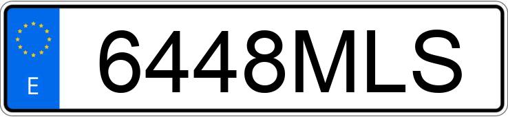 Numer rejestracyjny 6448MLS posiada MERCEDES B (247)