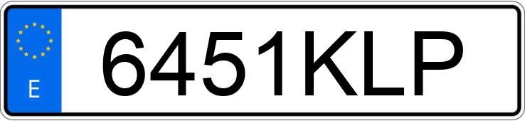 Numer rejestracyjny 6451KLP posiada MERCEDES GLC (253)