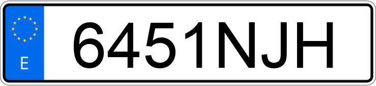 Numer rejestracyjny 6451NJH posiada HONDA XL 750