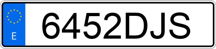 Numer rejestracyjny 6452DJS posiada RENAULT CLIO