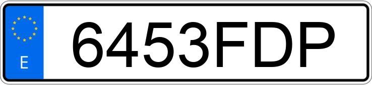 Numer rejestracyjny 6453FDP posiada RENAULT SCENIC Numer rejestracyjny 6453FDP posiada RENAULT SCENIC