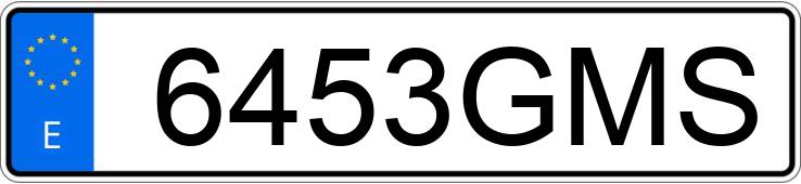Numer rejestracyjny 6453GMS posiada RENAULT CLIO
