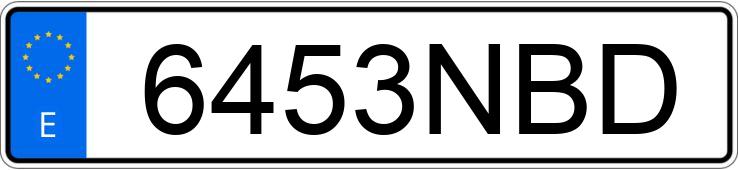 Numer rejestracyjny 6453NBD posiada RIEJU TANGO