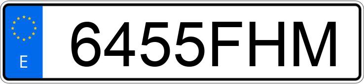 Numer rejestracyjny 6455FHM posiada RIEJU RS2 125