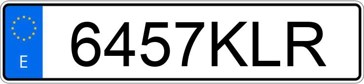 Numer rejestracyjny 6457KLR posiada RENAULT CLIO Numer rejestracyjny 6457KLR posiada RENAULT CLIO
