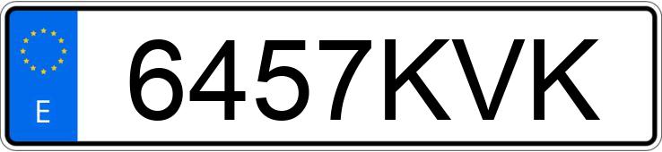 Numer rejestracyjny 6457KVK posiada MERCEDES VITO Numer rejestracyjny 6457KVK posiada MERCEDES VITO