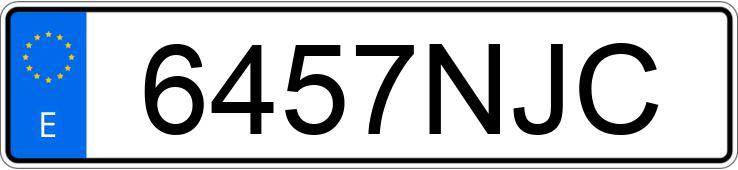 Numer rejestracyjny 6457NJC posiada VOLVO FH Numer rejestracyjny 6457NJC posiada VOLVO FH