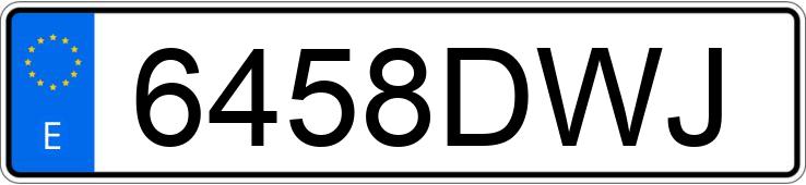 Numer rejestracyjny 6458DWJ posiada FORD TRANSIT CONNECT Numer rejestracyjny 6458DWJ posiada FORD TRANSIT CONNECT