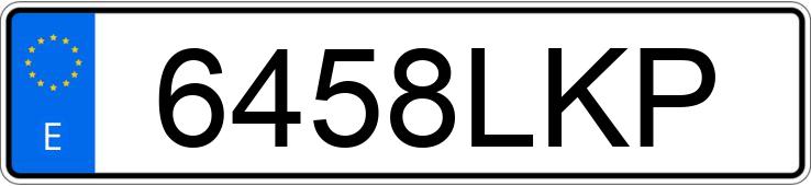 Numer rejestracyjny 6458LKP posiada AUDI Q2