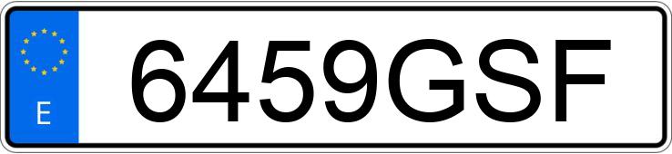 Numer rejestracyjny 6459GSF posiada MERCEDES B (245)