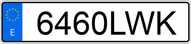 Numer rejestracyjny 6460LWK posiada MAZDA MAZDA6 Numer rejestracyjny 6460LWK posiada MAZDA MAZDA6