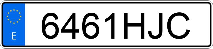 Numer rejestracyjny 6461HJC posiada FORD FOCUS