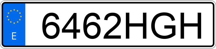 Numer rejestracyjny 6462HGH posiada VOLKSWAGEN GOLF PLUS Numer rejestracyjny 6462HGH posiada VOLKSWAGEN GOLF PLUS