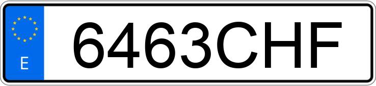 Numer rejestracyjny 6463CHF posiada PEUGEOT 206 Numer rejestracyjny 6463CHF posiada PEUGEOT 206