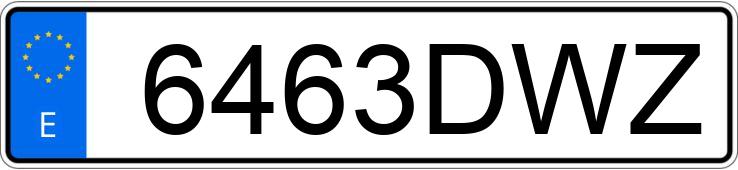 Numer rejestracyjny 6463DWZ posiada VOLKSWAGEN PASSAT Numer rejestracyjny 6463DWZ posiada VOLKSWAGEN PASSAT