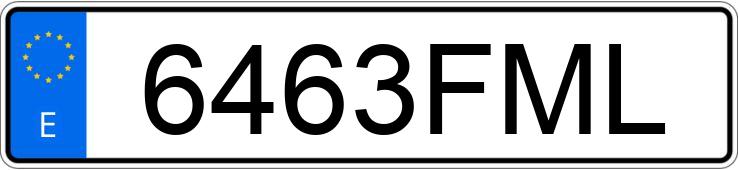 Numer rejestracyjny 6463FML posiada MERCEDES VITO