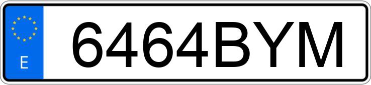 Numer rejestracyjny 6464BYM posiada HYUNDAI ACCENT Numer rejestracyjny 6464BYM posiada HYUNDAI ACCENT