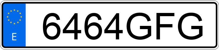 Numer rejestracyjny 6464GFG posiada AUDI A4 Numer rejestracyjny 6464GFG posiada AUDI A4