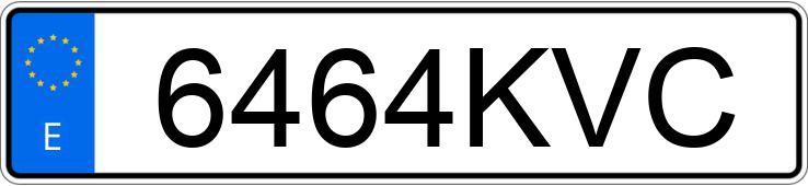 Numer rejestracyjny 6464KVC posiada CITROEN BERLINGO Numer rejestracyjny 6464KVC posiada CITROEN BERLINGO