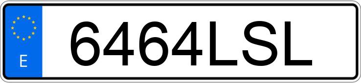 Numer rejestracyjny 6464LSL posiada KAWASAKI Z 900