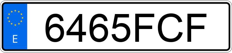 Numer rejestracyjny 6465FCF posiada VOLKSWAGEN GOLF Numer rejestracyjny 6465FCF posiada VOLKSWAGEN GOLF