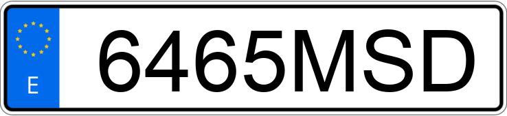 Numer rejestracyjny 6465MSD posiada AUDI A5 SPORTBACK Numer rejestracyjny 6465MSD posiada AUDI A5 SPORTBACK