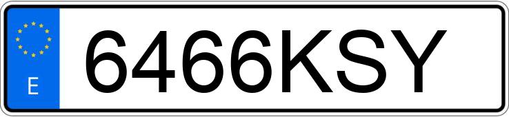 Numer rejestracyjny 6466KSY posiada OPEL ASTRA Numer rejestracyjny 6466KSY posiada OPEL ASTRA