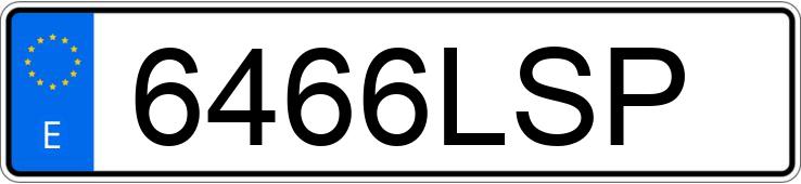 Numer rejestracyjny 6466LSP posiada HYUNDAI I30