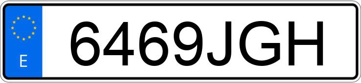 Numer rejestracyjny 6469JGH posiada SEAT IBIZA Numer rejestracyjny 6469JGH posiada SEAT IBIZA