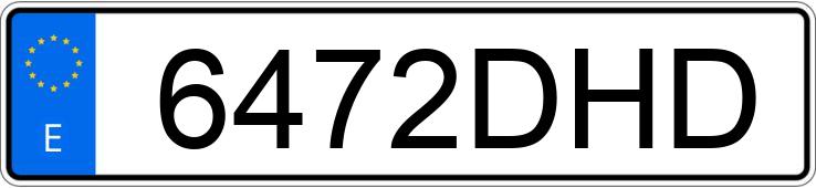 Numer rejestracyjny 6472DHD posiada MITSUBISHI COLT