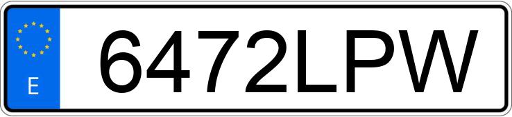 Numer rejestracyjny 6472LPW posiada MERCEDES A (177)