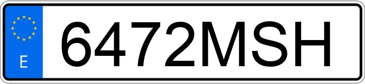 Numer rejestracyjny 6472MSH posiada MERCEDES CLA (118)
