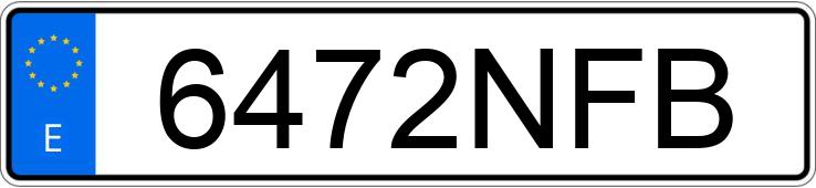 Numer rejestracyjny 6472NFB posiada FORD KUGA Numer rejestracyjny 6472NFB posiada FORD KUGA