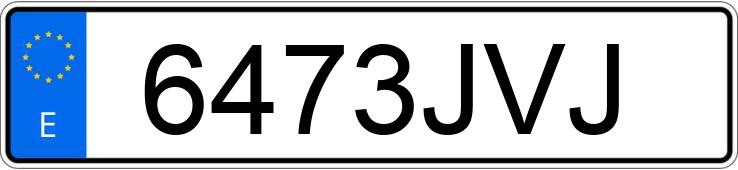 Numer rejestracyjny 6473JVJ posiada VOLKSWAGEN PASSAT