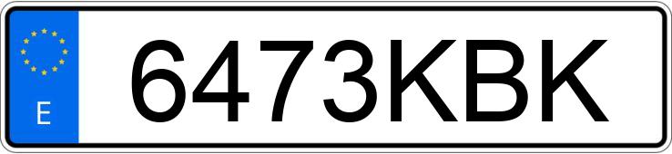 Numer rejestracyjny 6473KBK posiada RENAULT CLIO Numer rejestracyjny 6473KBK posiada RENAULT CLIO