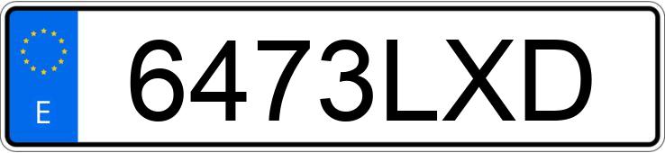 Numer rejestracyjny 6473LXD posiada SEAT IBIZA