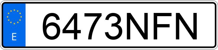Numer rejestracyjny 6473NFN posiada SEAT LEON