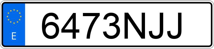 Numer rejestracyjny 6473NJJ posiada MERCEDES SPRINTER