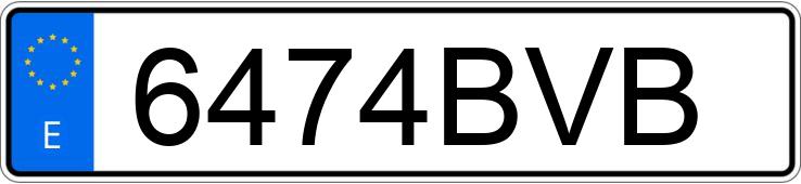 Numer rejestracyjny 6474BVB posiada NISSAN 200 SX