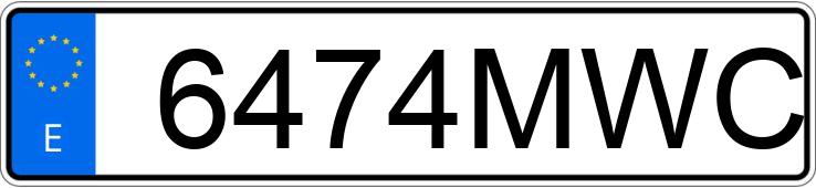 Numer rejestracyjny 6474MWC posiada AUDI RS Q3 SPORTBACK Numer rejestracyjny 6474MWC posiada AUDI RS Q3 SPORTBACK