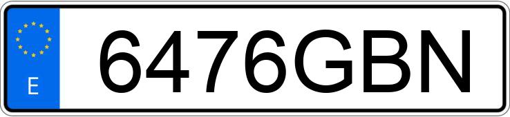 Numer rejestracyjny 6476GBN posiada ALFA ROMEO 159