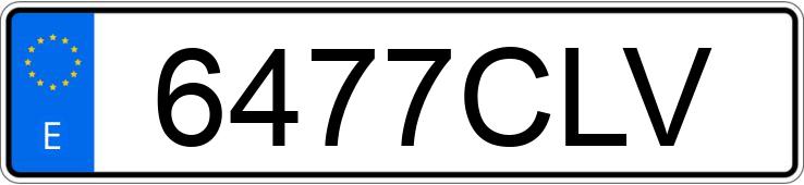 Numer rejestracyjny 6477CLV posiada MINI MINI