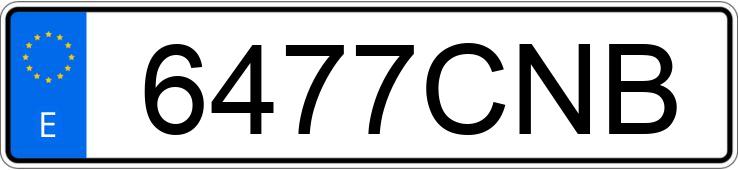 Numer rejestracyjny 6477CNB posiada SEAT IBIZA Numer rejestracyjny 6477CNB posiada SEAT IBIZA