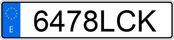 Numer rejestracyjny 6478LCK posiada LAND ROVER RANGE ROVER VELAR