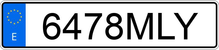 Numer rejestracyjny 6478MLY posiada MERCEDES GLC (253)