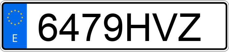 Numer rejestracyjny 6479HVZ posiada SEAT IBIZA Numer rejestracyjny 6479HVZ posiada SEAT IBIZA