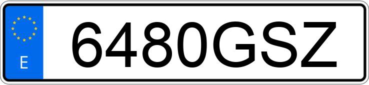Numer rejestracyjny 6480GSZ posiada VOLKSWAGEN PASSAT Numer rejestracyjny 6480GSZ posiada VOLKSWAGEN PASSAT