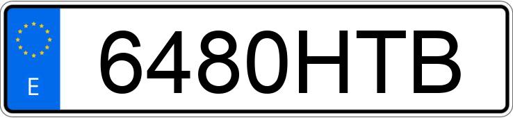 Numer rejestracyjny 6480HTB posiada MERCEDES E (212-207) Numer rejestracyjny 6480HTB posiada MERCEDES E (212-207)