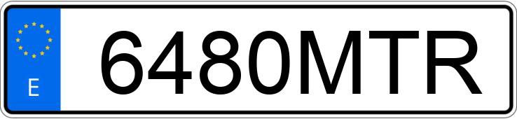 Numer rejestracyjny 6480MTR posiada PEUGEOT 308 Numer rejestracyjny 6480MTR posiada PEUGEOT 308