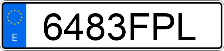 Il numero di registrazione 6483FPL ha CITROEN BERLINGO